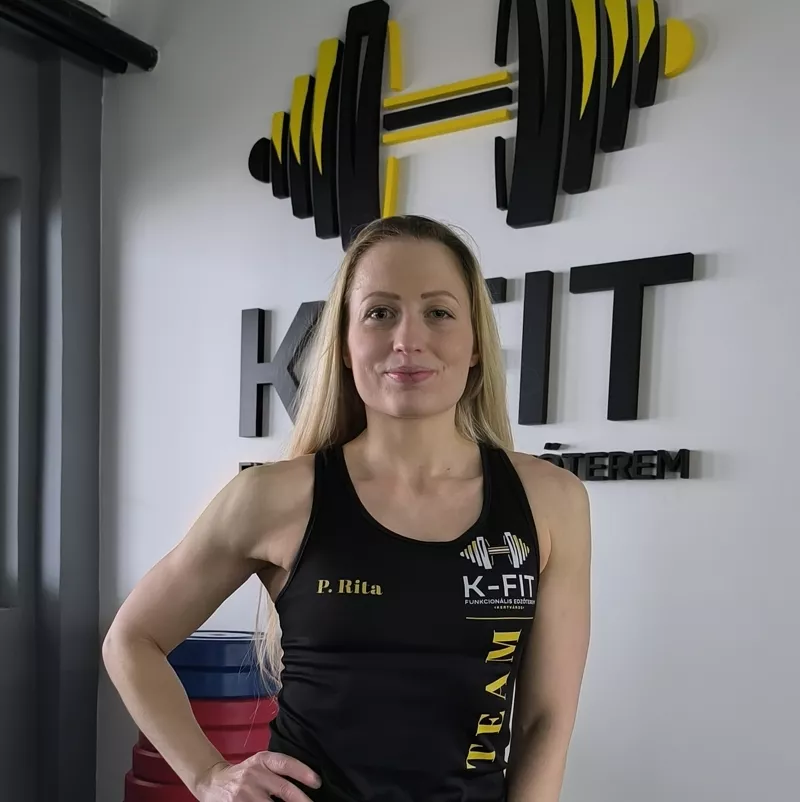 Rita, a K-FIT edzője
